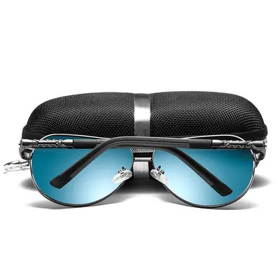 Men's Polarized Toad-Style Sunglasses with Spring Hinges, Model 8725 - 6