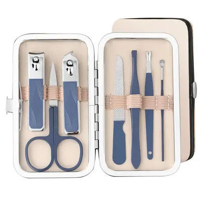 Personalisiertes 7-18-teiliges Pflegeset, Nagelschere, Beautyset, Nagelschere, vollständiges Nagelschereset, Maniküre-Werkzeugsatz, in Box - 10