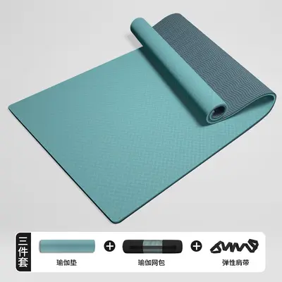 Erweiterter TPE Yoga Matte Hersteller verdickte rutschfeste Fitness Matte schalldichte Springseilmatte Bodenmatte Heim Tanzmatte Großhandel - 9