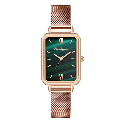 Small Green Watch Douyin Live Broadcast Popular Swiss Brand Square Women's Watch Student Korean Version Quartz Watch Dropshipping - 7