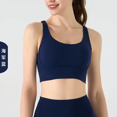 Custom Yoga Top, Pilates Training, High-Intensity Sports Bra - 11