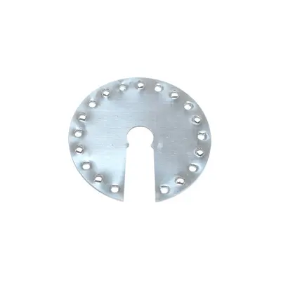 Solar Panel Grounding Plate, Double Spike Gasket, Stainless Steel - 10