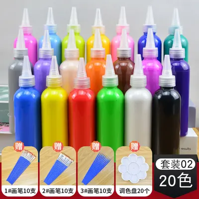 Akrilik Boya 200 ml 22 Renk Seti DIY