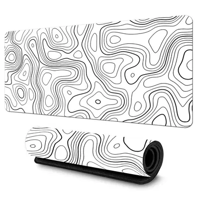 Extra Large Wave Pattern Non-Slip Gaming Mouse Pad - 10