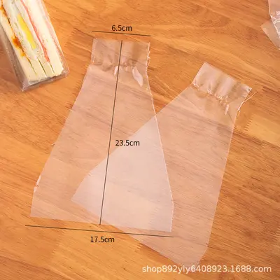 Einweg-Sandwich-Verpackungsbeutel, transparent, leicht zu öffnen - 10
