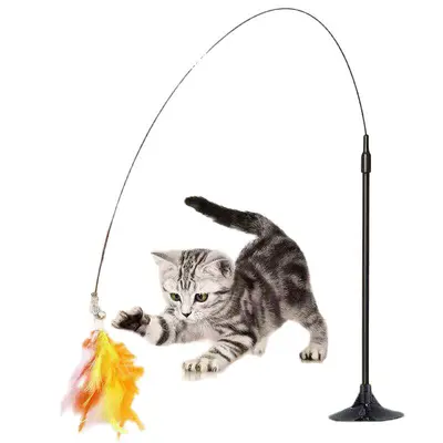 猫玩具逗猫棒自嗨解闷好物带吸盘长杆宠物小猫咪玩的幼猫用品大全 - 6