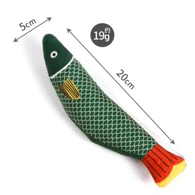 Kedi oyuncağı, catnip balık, ısırıklı - 6