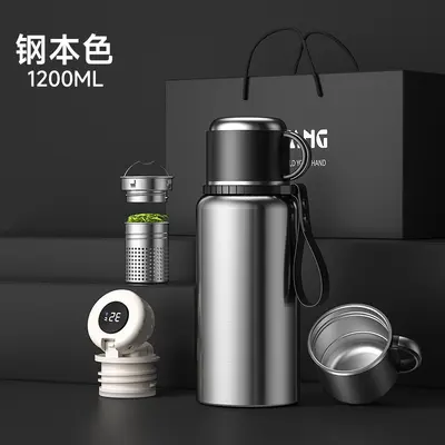 316 Stainless Steel Large Capacity Insulated Water Bottle, Portable Tea Infuser - 10