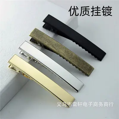 Guangzhou yapımı kalınlaştırılmış kare klip altın ördek gagası klipsi saçları çekmez ve solması kolay değil Kore tarzı DIY saç aksesuarları toptan