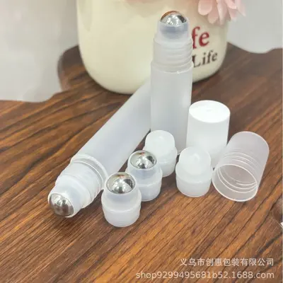 厂家现货精油滚珠瓶涂抹式按摩走珠瓶香水精油生发液塑料分装瓶 - 4