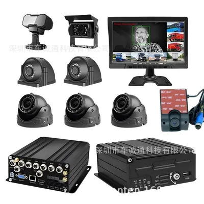 8-channel vehicle video recorder, AHD 1080P, GPS, 4G network - 2