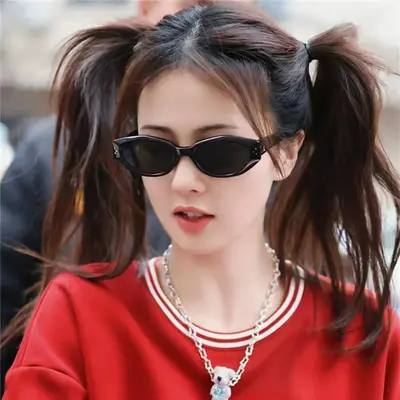 New Korean Style GM Retro Cat Eye Sunglasses for Women, Premium Sun Protection, Men's Anti-UV Polarized Sunglasses