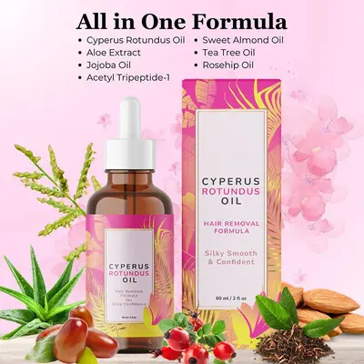 Cyperus Rotundus Yağı Doğal Saç ve Vücut Bakım Serumu - 3