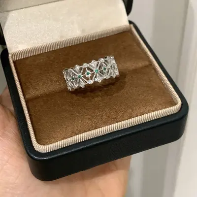 Damenring 18 Karat Silber - 7