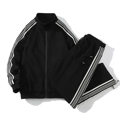 Zweiteiliger Sportanzug für Herren und Damen, Frühling und Herbst