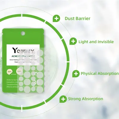 Youbuy acne patches, 36 pieces, day and night use - 4