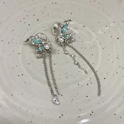 Quastenohrringe für eckige und runde Gesichter elegantes Design - 9