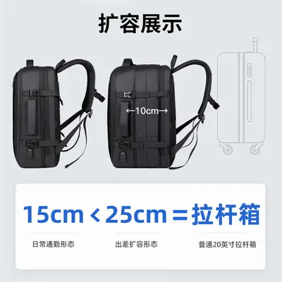 Business Backpack, 16-inch Laptop Compartment, Waterproof - 4