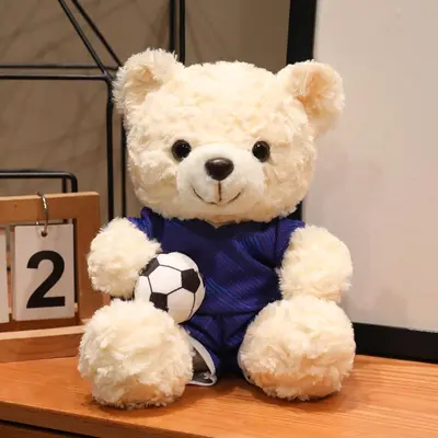 Fußball-Teddybär Plüschtier, WM-Geschenk - 9