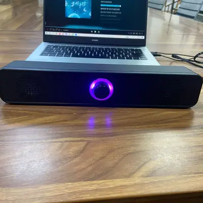 USB desktop speaker mini bar for laptops and computers