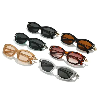 2026 Square Sunglasses, UV Protection Women's Cat Eye Sunglasses - 3
