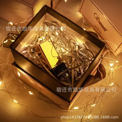 LED Small White Box Decorative Light String