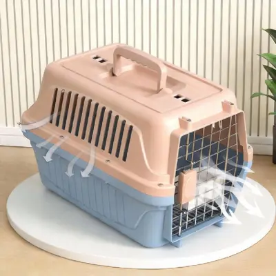 Haustier-Flugbox für Katzen und Hunde tragbar