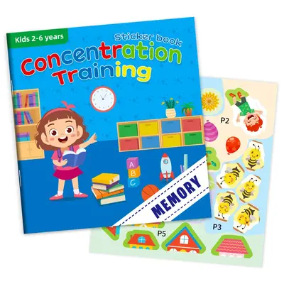 Children's Memory Training Sticker Book