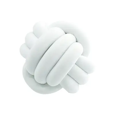 Scandinavian cross-border three-strand rope knotted hand-woven knot round ball headboard fabric pillow sofa cushion lumbar pillow - 9