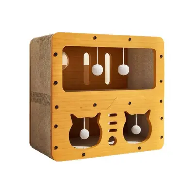 Modular Cat Bed with Scratching Board and Climbing Frame - 6