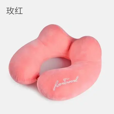 批发驼峰U型枕定 制logo办公室午休枕颈枕护颈枕飞机汽车u型枕头 - 9