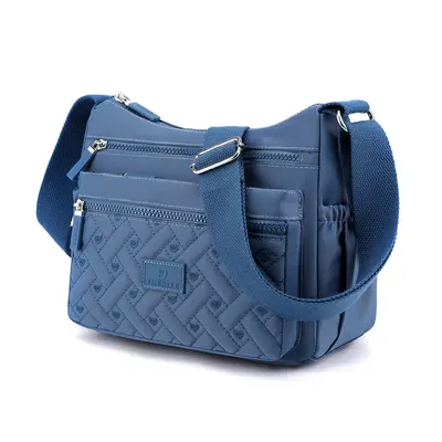 Lightweight Nylon Women's Crossbody Bag, Large Capacity, Multifunctional - 6