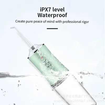 Electric Ultrasonic Water Flosser, Portable Home Teeth Cleaner - 3