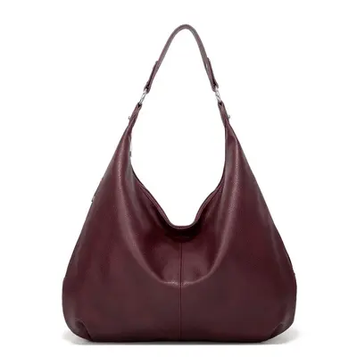 Retro Tote Bag for Women, Large Capacity, Soft Leather Shoulder Bag - 10