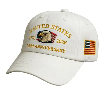 Amazon Neue Stickerei Unabhängigkeitstag Sonnenschirm Baseball-Kappe Outdoor Duck-Bill Kappe 250-Jahrestag - 4