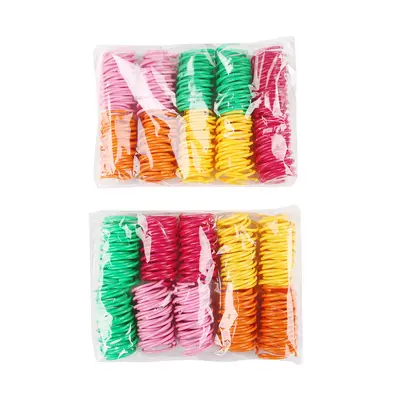 Cat Toy Springs, 50 Pack, Colorful Plastic - 5