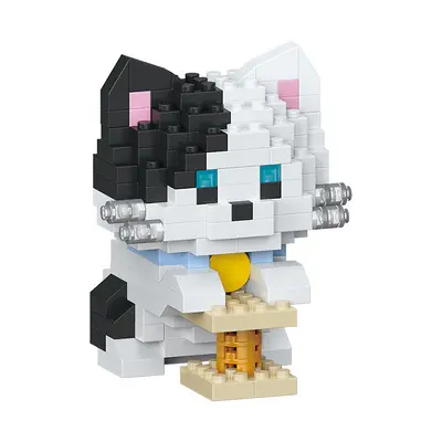 Lele Kardeşler Yapı Blokları, Mini Parçacıklı, Kedi Modeli, 6+ Yaş Hediye - 6