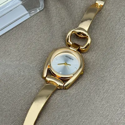Damenuhr mit Quarzwerk, elegantes Design, Armband