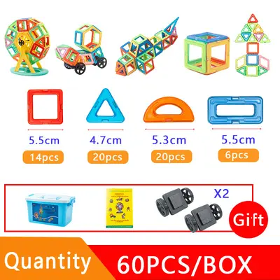 Large Strong Magnetic Tiles Building Block Set for Desktop, Children's Educational Toy - 10