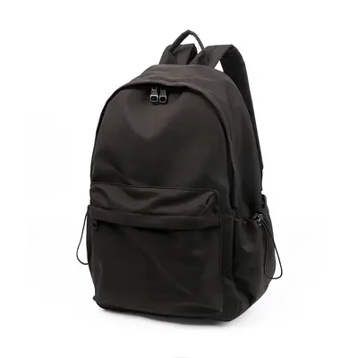 Unisex Large Capacity Laptop Backpack, Solid Color, University Student Bag - 5