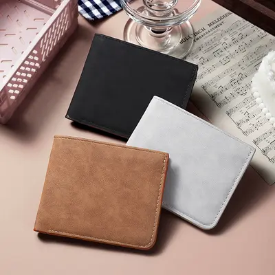 Японский кошелёк-визитница MUJI для мужчин, ультратонкий короткий кошелёк, кошелёк из мягкой кожи с несколькими отделениями для карт.