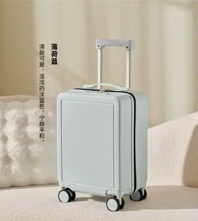 16-Inch Lightweight Carry-On Trolley Suitcase with Silent Wheels - 7