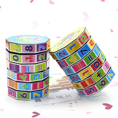 Digital Cylindrical Rubik's Cube, Arithmetic Educational Toy