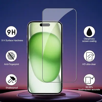 iPhone 18 Pro için temperli cam ekran koruyucu, gizlilik filmi