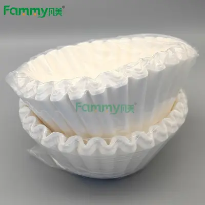 Japanese Cake Cup Pour-Over Drip Filter, Wave Pattern Bowl Shape, 21g Coffee Filter Paper