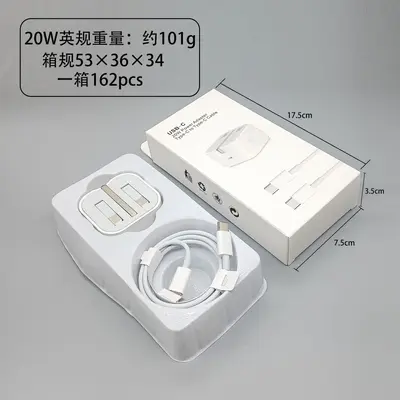 PD20W/35W Schnelllade-Ladestecker nach britischem Standard, kompatibel mit Apple-Ladegerät, klappbarer Ständer, UKCA-zertifiziert, USB-C-Anschluss - 9