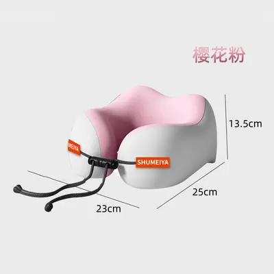 Memory Foam U-Shaped Pillow Travel Airplane Portable Neck Support Pillow Sleep Cushion Portable Storage Office Nap Pillow - 8