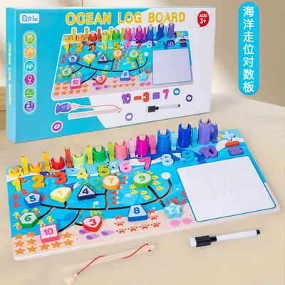 Bebek şekil tanıma puzzle, erken öğrenme, çok fonksiyonlu - 8