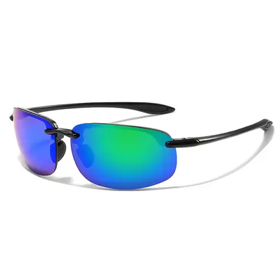 Men's Polarized Sunglasses Metal Frame Retro Driving and Cycling Style - 5