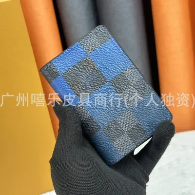 外贸货源跨境旅行护照夹钱包卡包印花短款对折薄款商务皮夹钱包 - 4